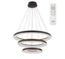 Citilux Юпитер CL730155RS LED Люстра подвесная с пультом Коричневая