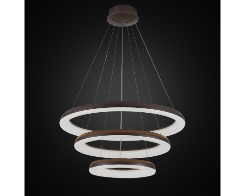 Citilux Юпитер CL730155RS LED Люстра подвесная с пультом Коричневая