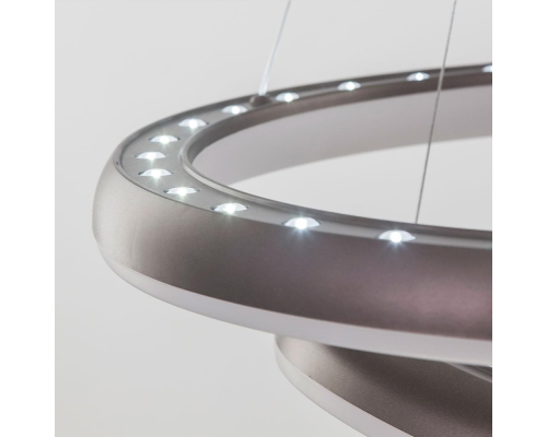 Citilux Юпитер CL730155RS LED Люстра подвесная с пультом Коричневая