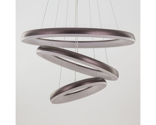 Citilux Юпитер CL730155RS LED Люстра подвесная с пультом Коричневая