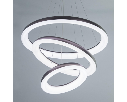 Citilux Юпитер CL730155RS LED Люстра подвесная с пультом Коричневая