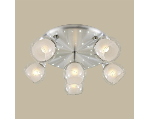 Citilux Самба CL158162 Люстра с поворотными плафонами Алюминий Хром