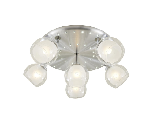 Citilux Самба CL158162 Люстра с поворотными плафонами Алюминий Хром