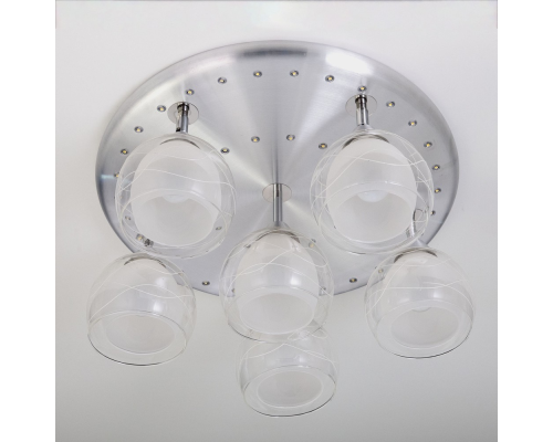 Citilux Самба CL158162 Люстра с поворотными плафонами Алюминий Хром