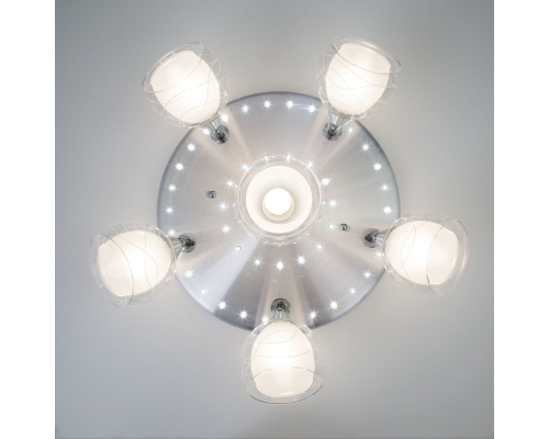 Citilux Самба CL158162 Люстра с поворотными плафонами Алюминий Хром