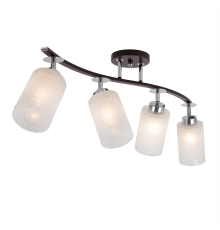 Citilux Фортуна CL156141 Люстра с поворотными плафонами Венге Хром