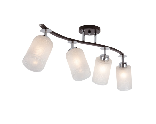 Citilux Фортуна CL156141 Люстра с поворотными плафонами Венге Хром