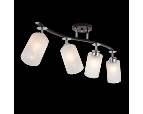 Citilux Фортуна CL156141 Люстра с поворотными плафонами Венге Хром