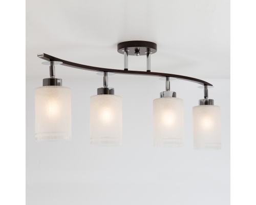 Citilux Фортуна CL156141 Люстра с поворотными плафонами Венге Хром