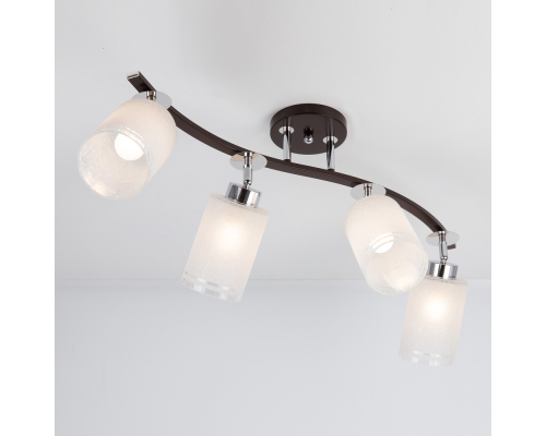 Citilux Фортуна CL156141 Люстра с поворотными плафонами Венге Хром