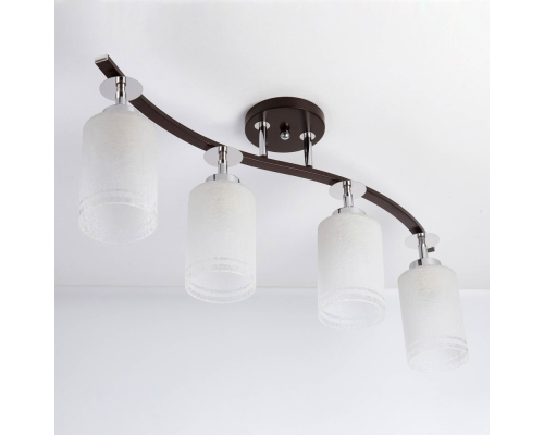 Citilux Фортуна CL156141 Люстра с поворотными плафонами Венге Хром