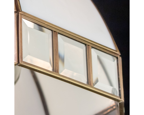 Citilux Шербург-1 CL440132 Люстра витражная подвесная Бронза