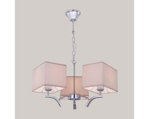 Citilux Эвора Квадро CL460231 Люстра с бежевыми абажурами