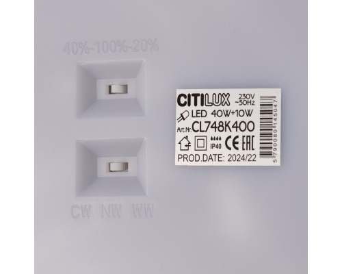 Citilux NORMA CL748K400 LED Светильник с подсветкой Белый