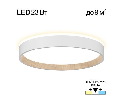 Citilux ETALON CL750240 LED Светильник с подсветкой Белый+Бук