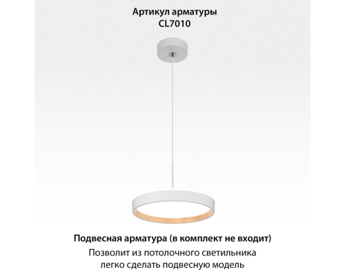 Citilux ETALON CL750240 LED Светильник с подсветкой Белый+Бук