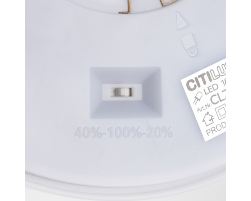 Citilux ETALON CL750240 LED Светильник с подсветкой Белый+Бук