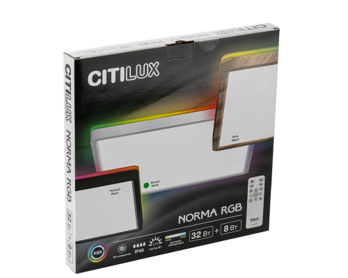 Citilux NORMA CL749K300 RGB Светильник с пультом Белый