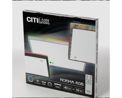Citilux NORMA CL749K400 RGB Светильник с пультом Белый