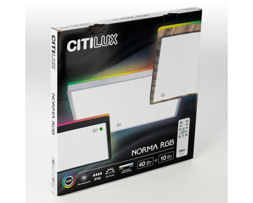Citilux NORMA CL749K401 RGB Светильник с пультом Чёрный