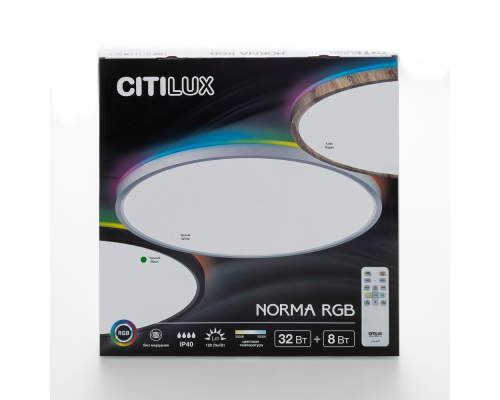 Citilux NORMA CL749401 LED RGB Светильник с пультом Чёрный