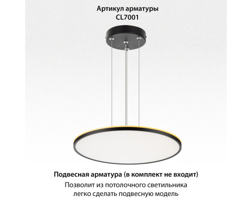 Citilux NORMA CL749601 LED RGB Светильник с пультом Чёрный