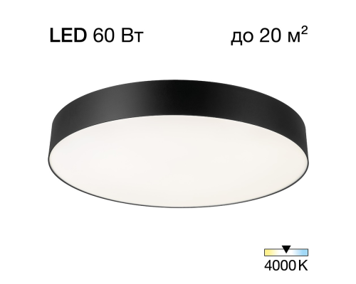 Citilux BART CL755491 LED Светильник потолочный Чёрный