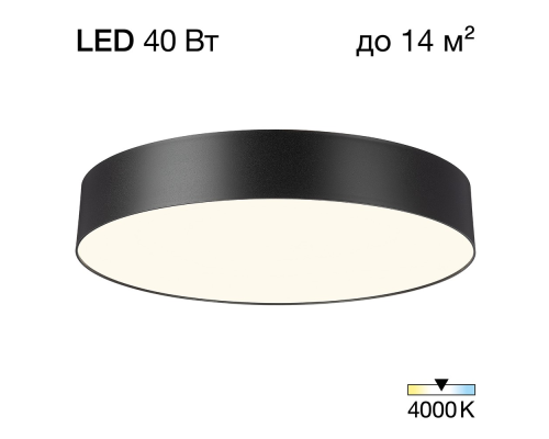 Citilux BART CL755391 LED Светильник потолочный Чёрный