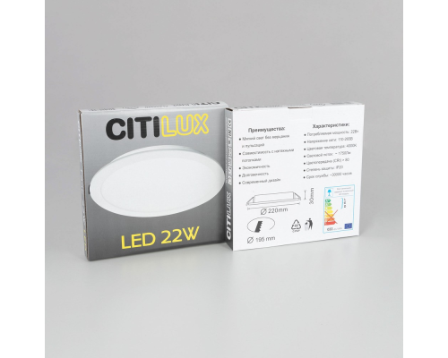 Citilux Галс CL5516N Светильник накладной светодиодный