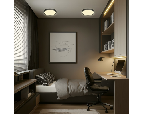 Citilux Бейсик CL738181V Светильник накладной Чёрный