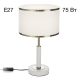 Citilux ALTON CL421812 Настольная лампа с абажуром Белая