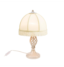 Citilux Базель CL407801 Настольная лампа с бежевым абажуром Патина