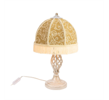 Citilux Базель CL407805 Настольная лампа с абажуром Вышивка Патина