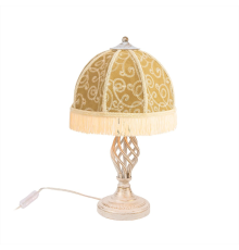 Citilux Базель CL407805 Настольная лампа с абажуром Вышивка Патина