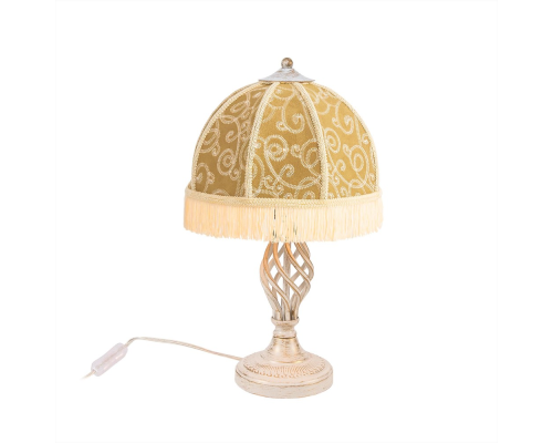 Citilux Базель CL407805 Настольная лампа с абажуром Вышивка Патина