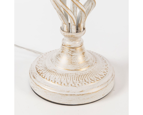 Citilux Базель CL407805 Настольная лампа с абажуром Вышивка Патина