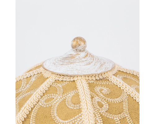 Citilux Базель CL407805 Настольная лампа с абажуром Вышивка Патина