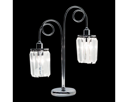 Citilux Синди CL330821 Настольная лампа хрустальная Хром