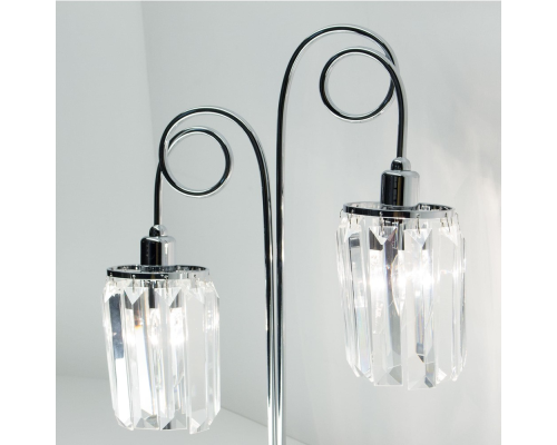 Citilux Синди CL330821 Настольная лампа хрустальная Хром