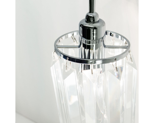 Citilux Синди CL330821 Настольная лампа хрустальная Хром