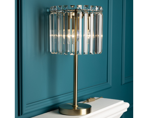 Citilux Джейн CL306833 Хрустальная настольная лампа Бронза