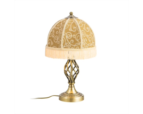 Citilux Базель CL407804 Настольная лампа с абажуром Вышивка Бронза