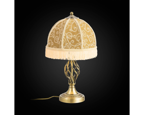 Citilux Базель CL407804 Настольная лампа с абажуром Вышивка Бронза