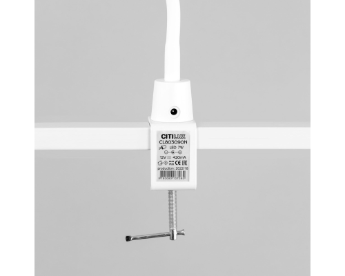 Citilux Рио CL803090N Настольная лампа гибкая на струбцине Белая