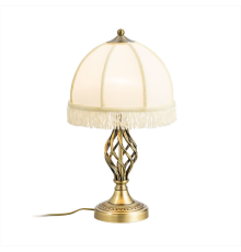 Citilux Базель CL407800 Настольная лампа с бежевым абажуром Бронза