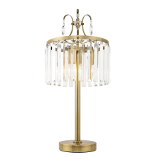 Citilux Инга CL335833 Настольная лампа хрустальная Бронза