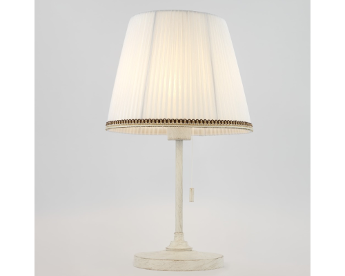 Citilux Линц CL402720 Настольная лампа патина с белым абажуром