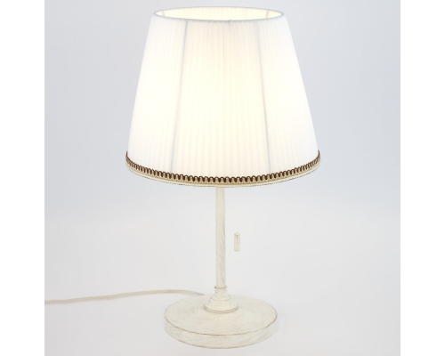 Citilux Линц CL402720 Настольная лампа патина с белым абажуром