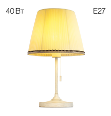 Citilux Линц CL402723 Настольная лампа патина с кремовым абажуром