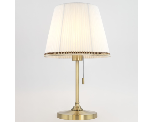 Citilux Линц CL402730 Настольная лампа бронза с белым абажуром